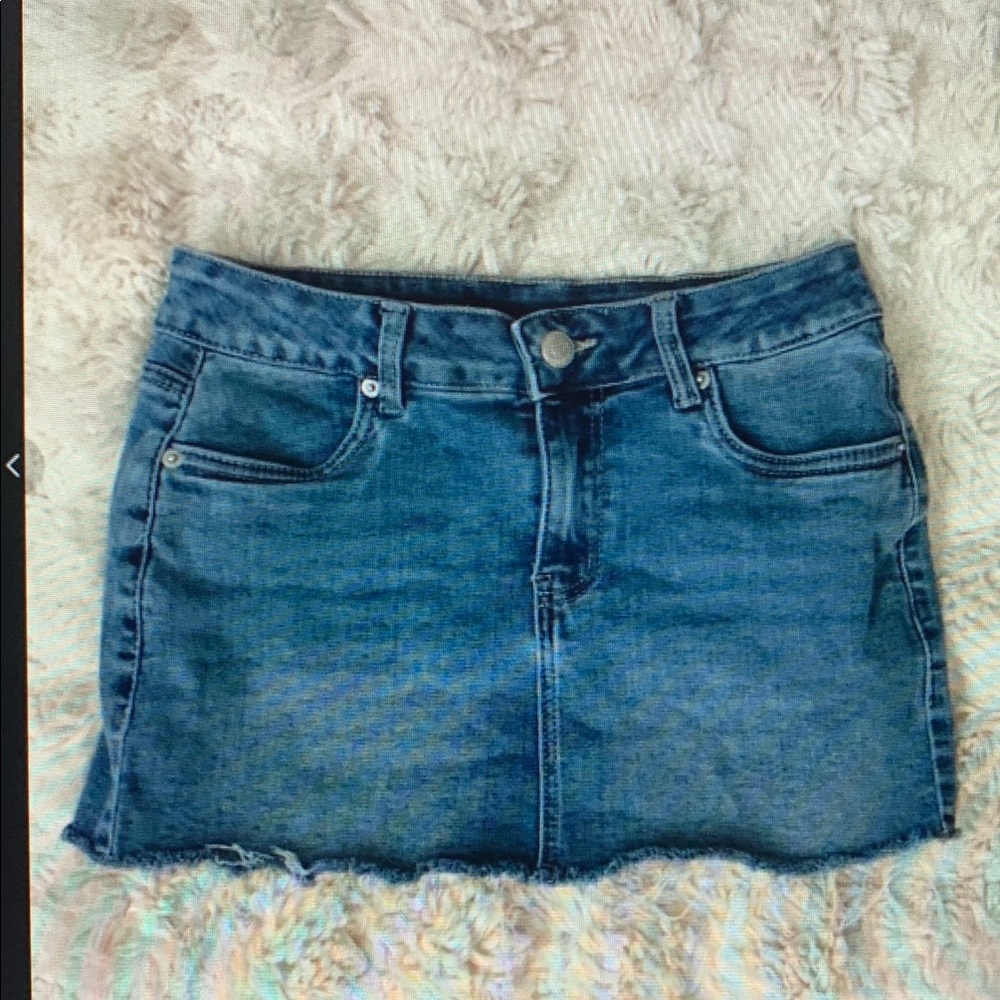 Denim Mini Skirt